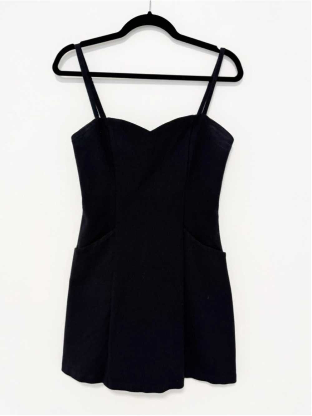 Reformation Henderson Knit Dress Black size XL - Picture 4 of 9